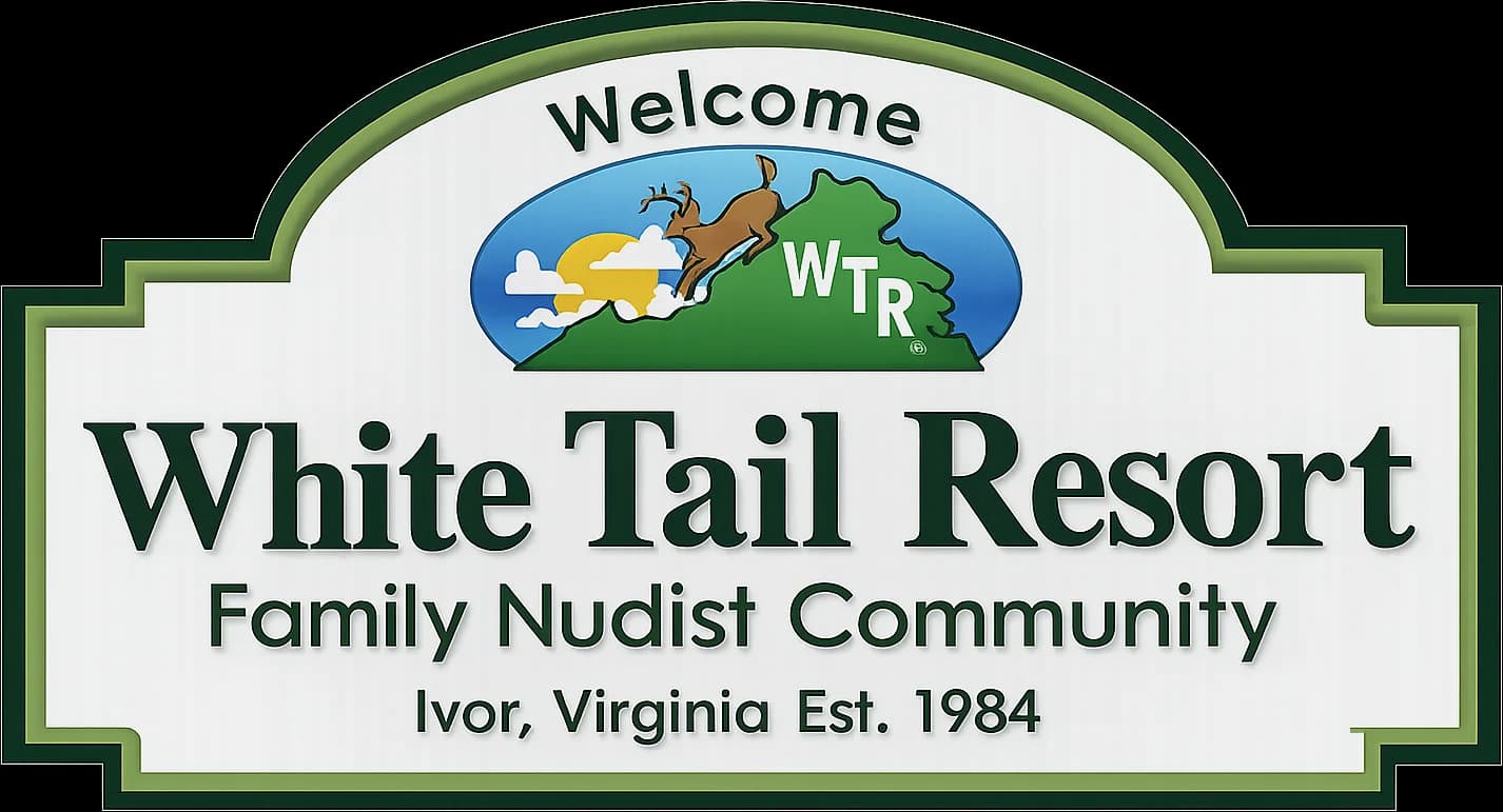 White Tail Resort - Family Naturist Community, Ivor Virginia Est. 1984