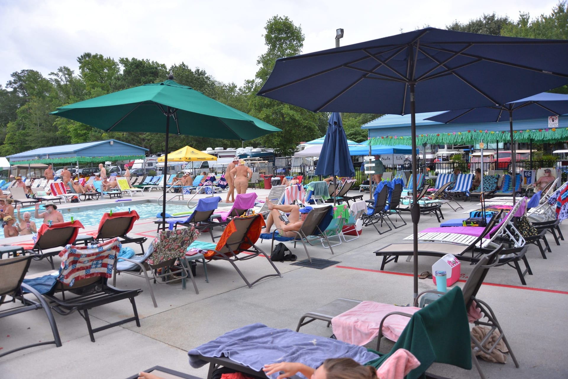 White Tail Resort pool area
